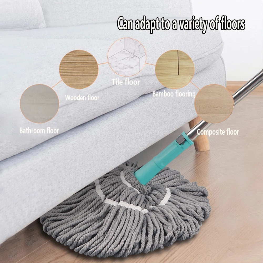 𝐄𝐚𝐬𝐲𝐂𝐥𝐞𝐚𝐧™ 2 in 1 360° Rotatable Self Cleaning Floor Mop